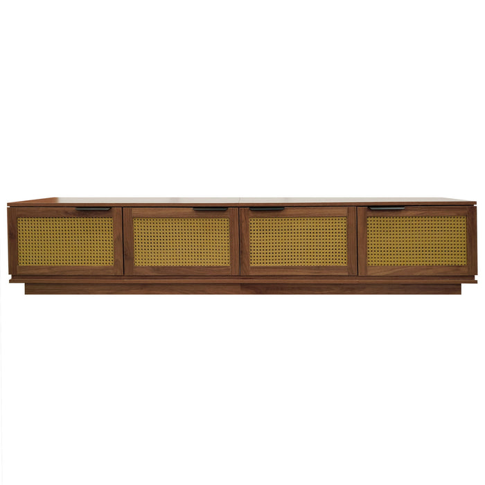 TV Stand, Media Console - Walnut Hearth and Haven