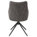 Malika - Side Chair With Swivel (Set of 2) - Brown Chenille ACME
