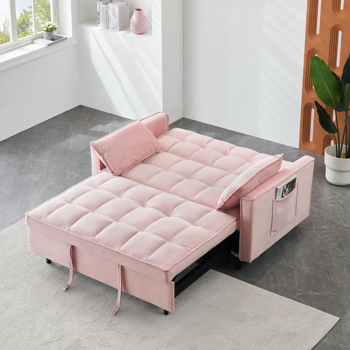 Sofa Bed With Pockets, 3 In 1 Convertible For Living Room Home Essentials