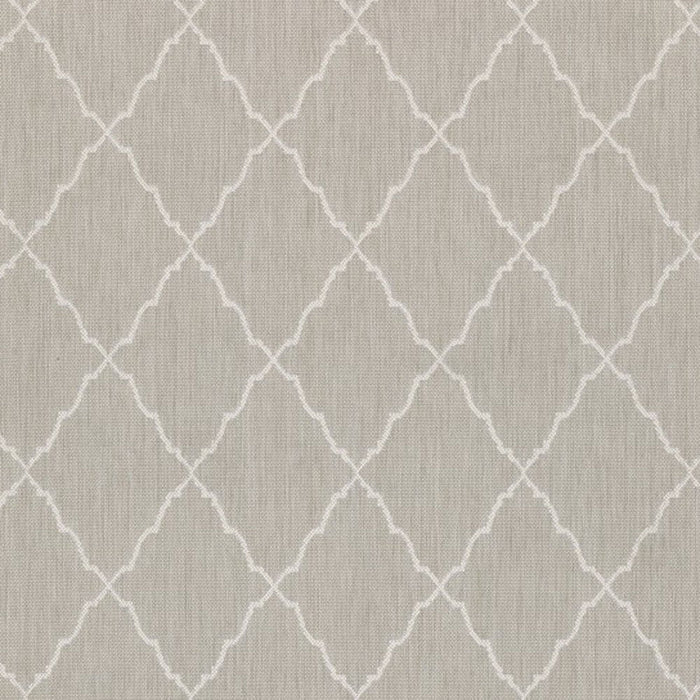 8' X 10' Indoor & Outdoor Area Rug - Gray / Ivory