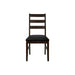 Dining Chair, Dining Room, Side, Upholstered, Transitional (Set of 2) - Black 8th Street