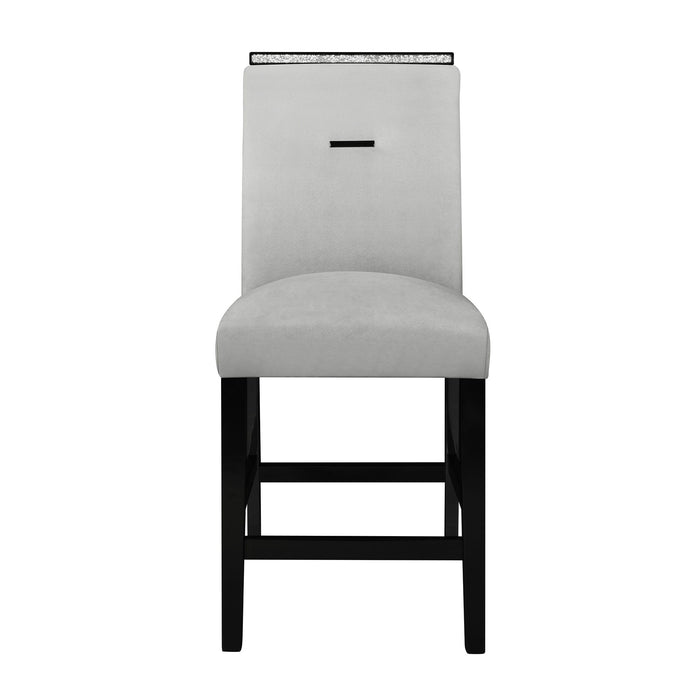 Ariya - Bar Stools (Set of 2) - Black / Gray Global Furniture USA