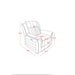 Ian - Power Recliner With Welt And LED Lighting - Charcoal Global Furniture USA
