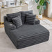 Oversized Chaise Lounge Chair Indoor With Pillows For Living Room Hearth and Haven