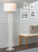 Rope Contemporary Floor Lamp - Natural / White Lumi Source