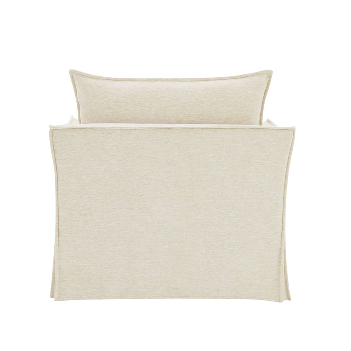 Shane - Chair With 2 Pillows - Beige Acme