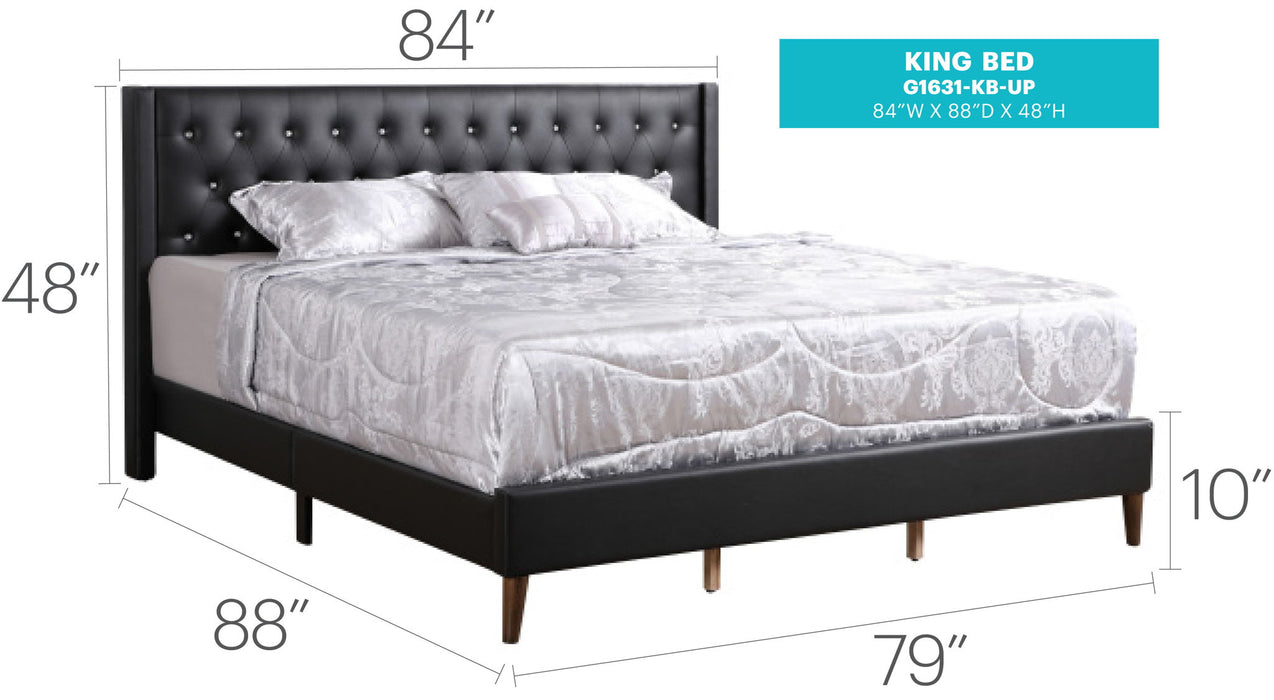 Stylish Bed For Spacious Rooms Contemporary Glory Furniture
