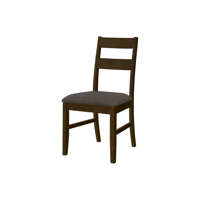 Dining Chair, Upholstered, Side, Dining Room, Transitional (Set of 2) - Brown 8th Street