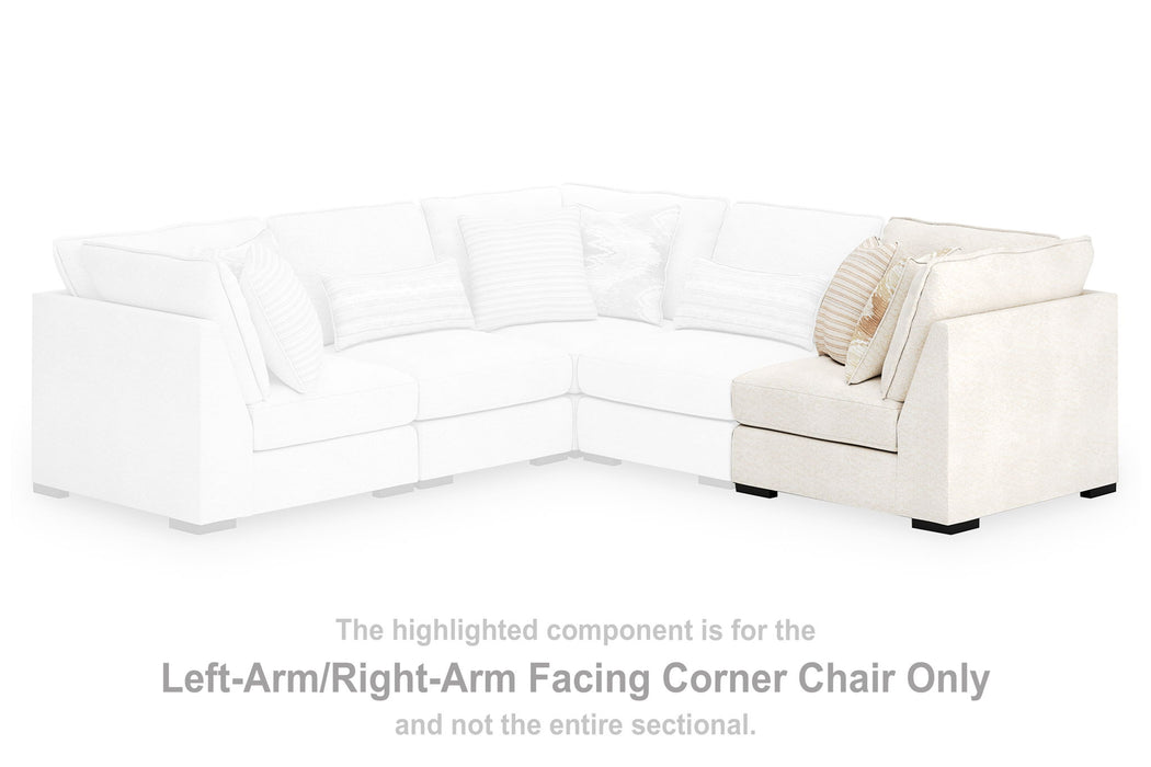 Donelson Creek - LAF/RAF Corner Chair - Vanilla