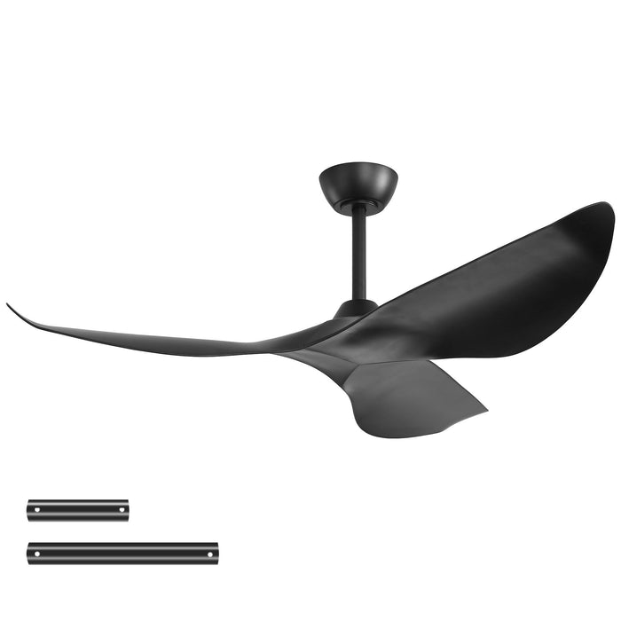 38" Ceiling Fan Without Light With DC Motor And Remote Control Daily Nest