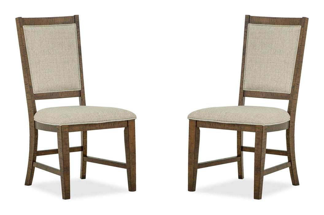 Bay Creek - Step Up Side Chair With Upholstered Seat & Back (Set of 2) - Dark Brown Magnussen Furniture