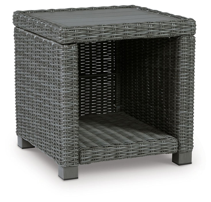 Elite Park - Square End Table - Gray Signature Design by Ashley®