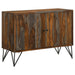 Komomo - 1 Adjustable Shelf Accent Cabinet - Gray Furniture Max