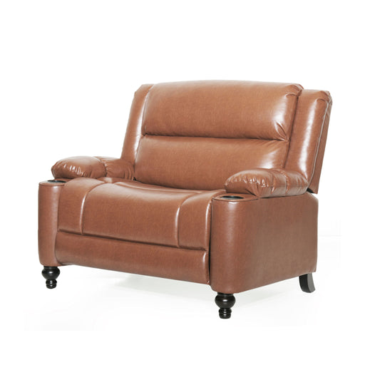 Tufted Design Wide Manual Recliner Chair Noble House