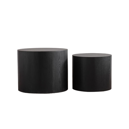 Round Nesting Coffee Table For Small Space (Set of 2) Home Essentials