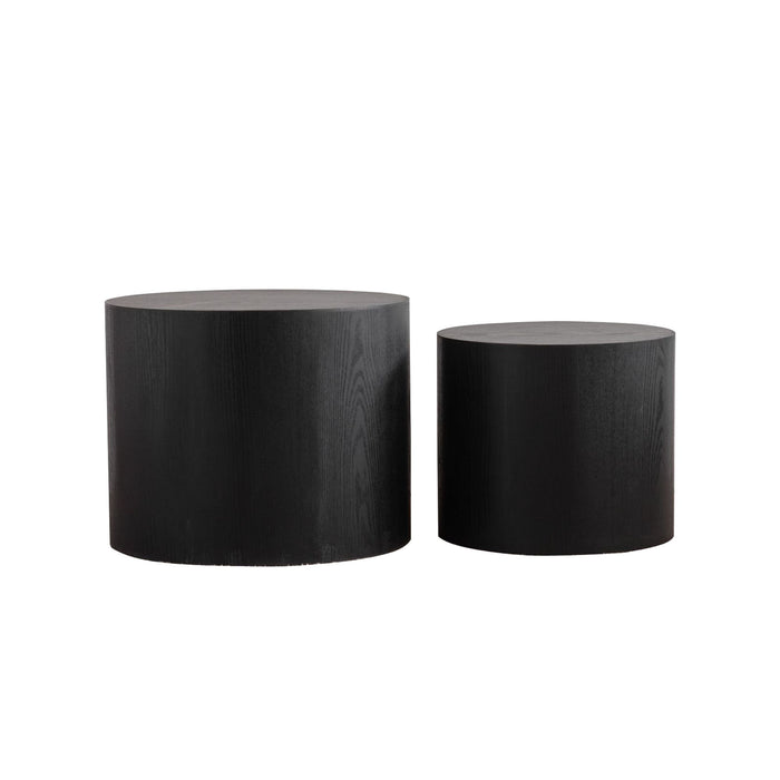 Round Nesting Coffee Table For Small Space (Set of 2) Home Essentials
