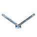 Galvanized V Bracket For Razor Wire Extension Fence Support 1 Pair - Silver Daily Nest