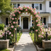 Metal Garden Arch Garden Arbor Trellis Climbing Plants Support Rose Arch Outdoor Arch Daily Nest
