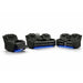 Benz - Power Recliner Set With LED Lighting And USB Charging Matrix Furniture Group