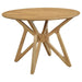 Barlow - Round Dining Table - Light Brown Furniture Max