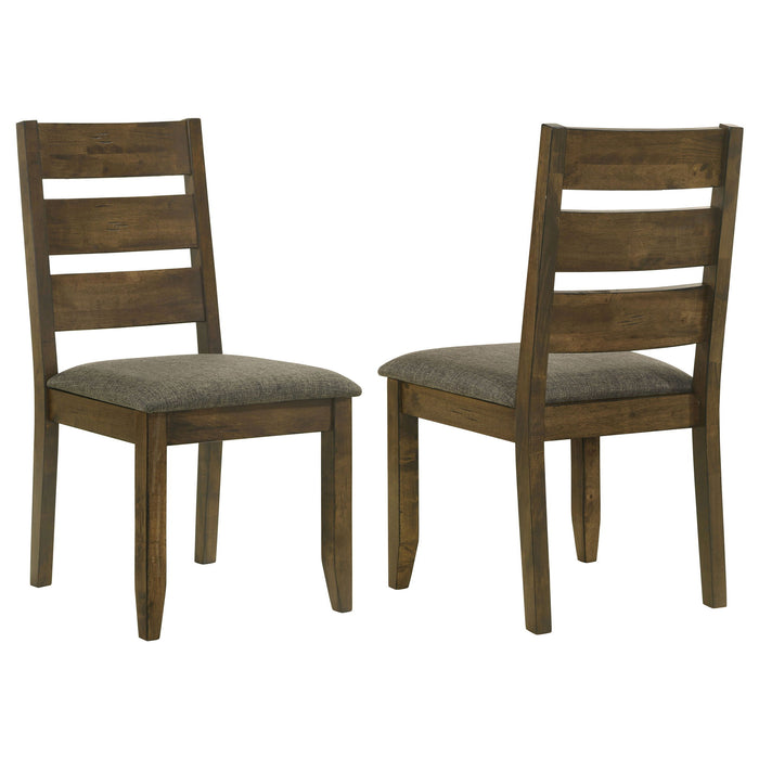 Ladderback Dining Chair (Set of 2) - Brown Furniture Max