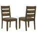 Ladderback Dining Chair (Set of 2) - Brown Furniture Max