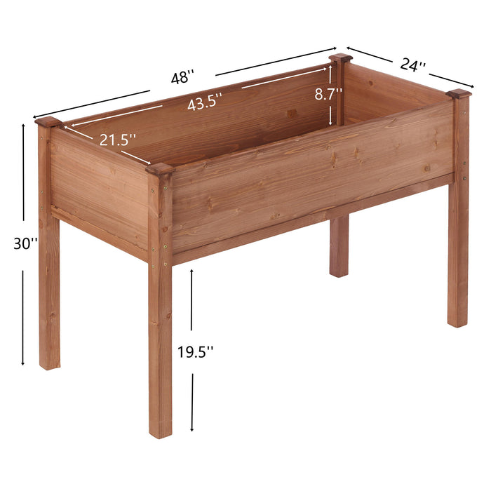 Elevated Raised Garden Bed For Outdoor Daily Nest