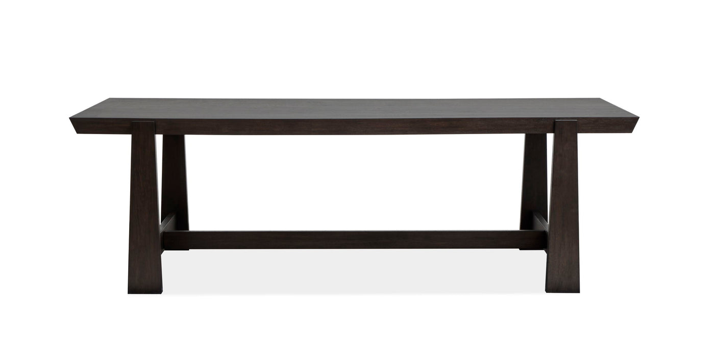 Tauren - Trestle Dining Table - Coffee Bean Magnussen Furniture