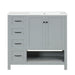 Bathroom Vanity With Sink Top, Bathroom Vanity Cabinet With 2 Doors And 2 Drawers, Open Shelf Hearth and Haven