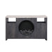 Nancy - Entertainment Unit With Bluetooth Speaker And LED Lighting - Gray Global Furniture USA