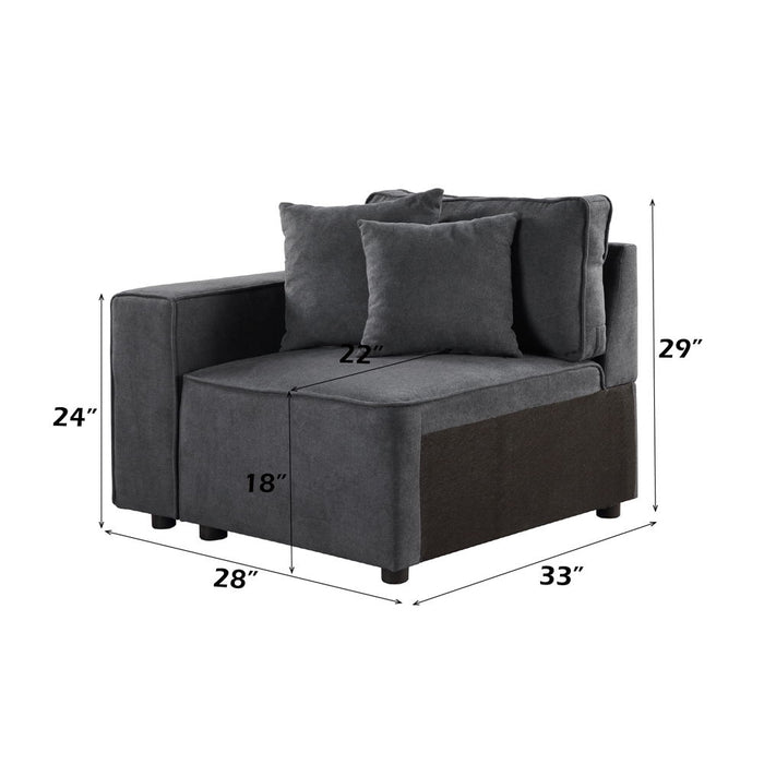 Silvester - Modular Chair w/2 Pillows ACME