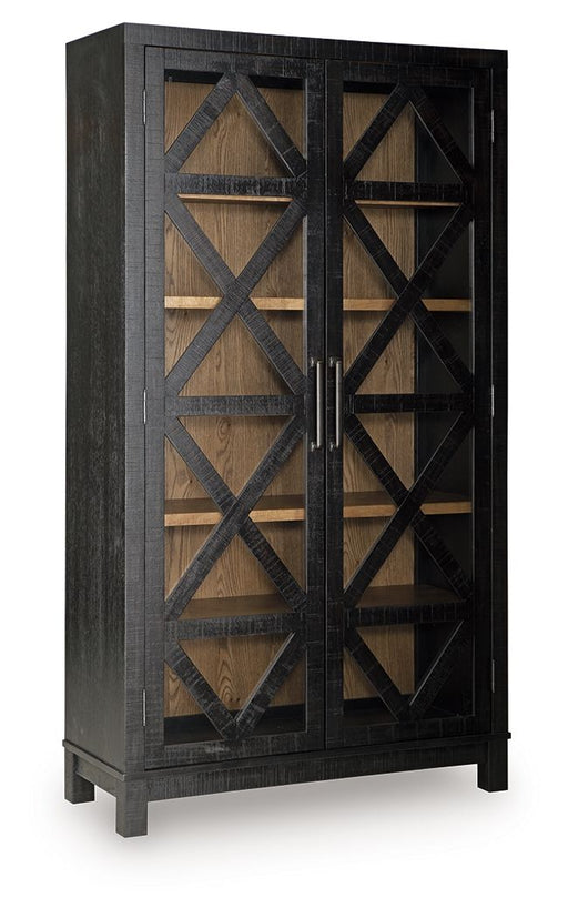 Christop - Accent Cabinet - Black / Brown Signature Design by Ashley®