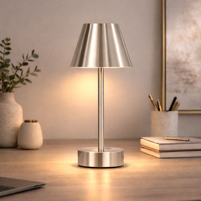 Elegance Rechargeable LED Table Lamp LED Touch Switch Ashcroft Furniture
