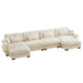 Super Comfort Oversized Modular Sectional Sofa With Movable Ottoman Home Essentials