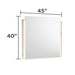 Altima - LED Dresser Mirror With Integrated Vertical Light Strips (Dresser Not Included) - Gray Matrix Furniture Group