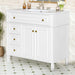 Bathroom Vanity With Sink, 3 Drawers & 2 Soft-Close Doors Hearth and Haven