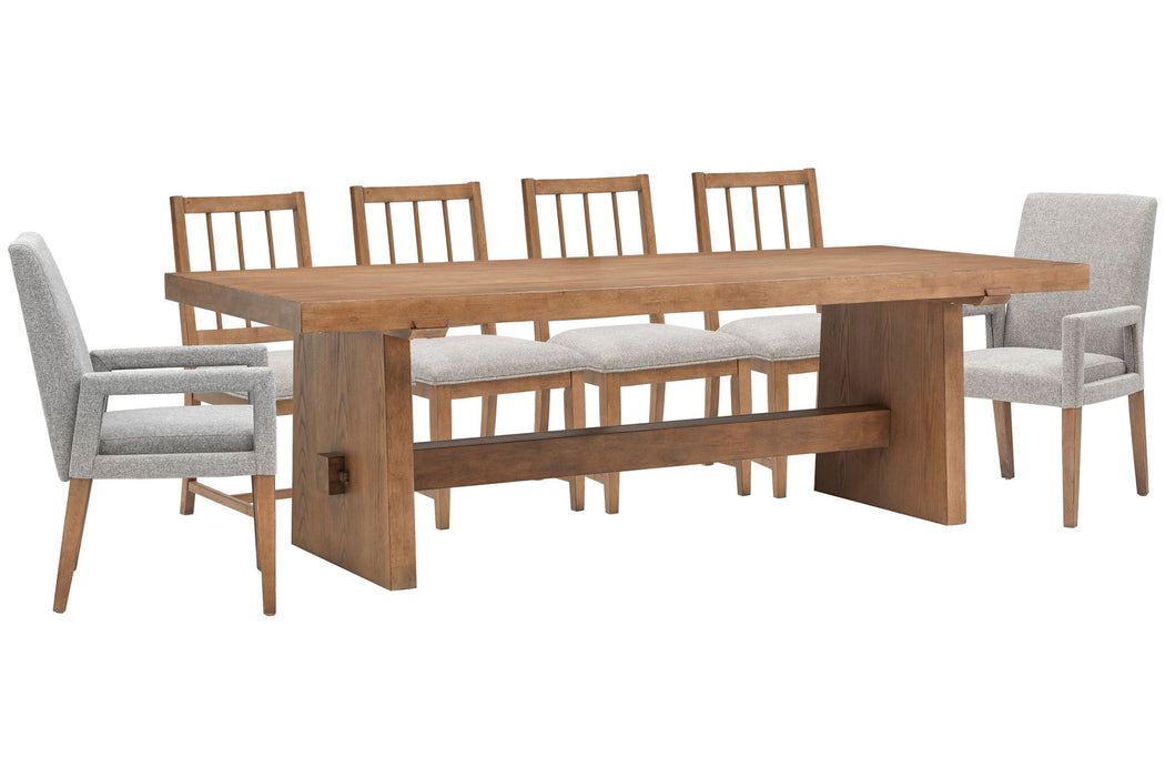 Lindon - Trestle Dining Table Set Magnussen Furniture