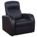 Greenfield - 3 Seater Home Theater With 2 Wedge Consoles - Black Furniture Max