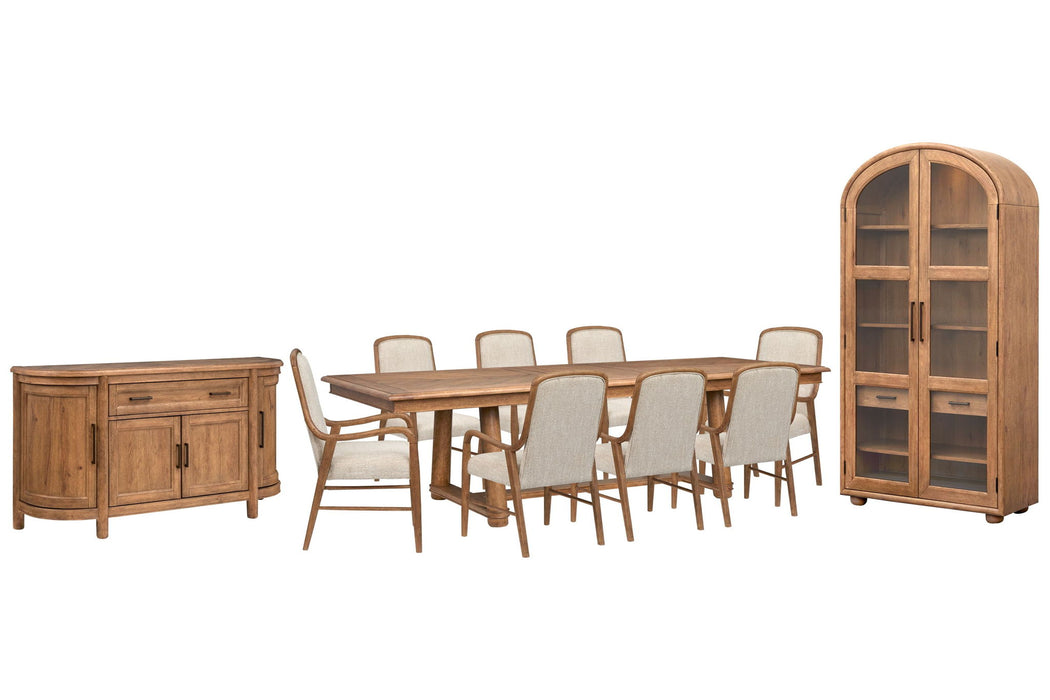 Woodward - Trestle Extendable Dining Table Set Magnussen Furniture