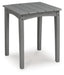 Cove Beach - Square End Table - Gray Signature Design by Ashley®