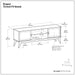 Draper - Handcrafted Mid Century Low TV Media Stand Simpli-Home