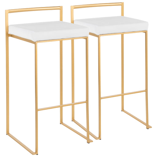 Fuji - Contemporary / Glam & Quality Construction Barstool Lumi Source