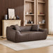 Oversized 2 Seater Loveseat With 2 Decor Throw Pillows, Deep Seat Sofa For Living Rooms Hearth and Haven