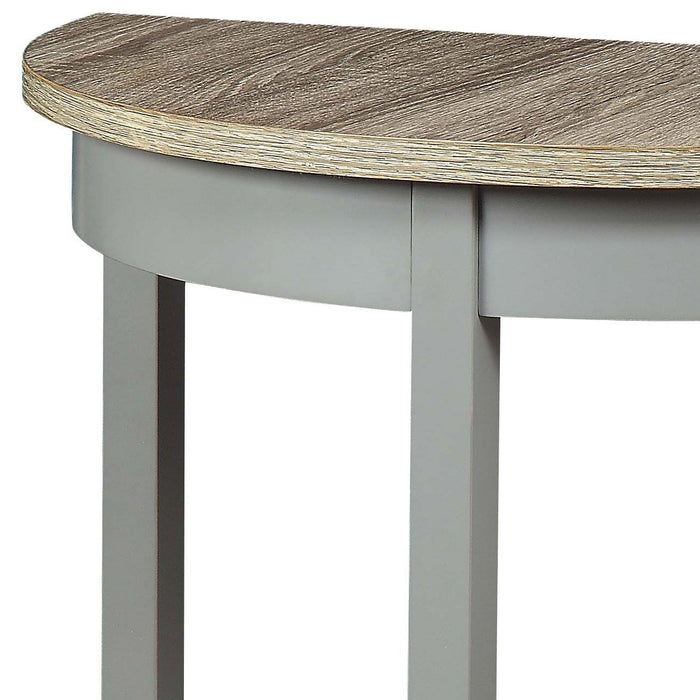 Justino - Console Table - Gray / Oak