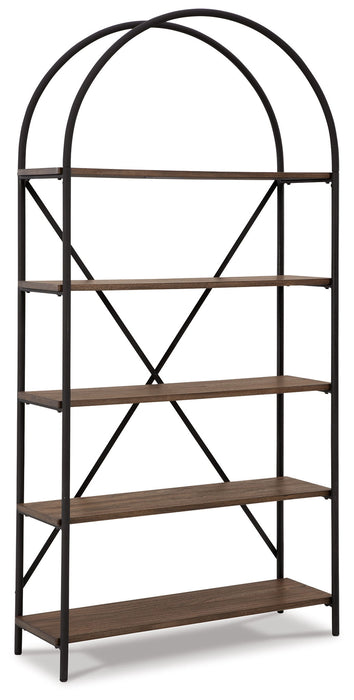 Galtbury - Bookcase - Brown / Black Signature Design by Ashley®