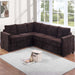 L-Shaped Sectional Set For Living Room Home Essentials