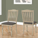 Dining Chair, Upholstered, Side, Transitional (Set of 2) - Gray 8th Street