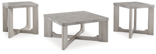 Garnilly - Occasional Table Set (Set of 3) - Whitewash Signature Design by Ashley®