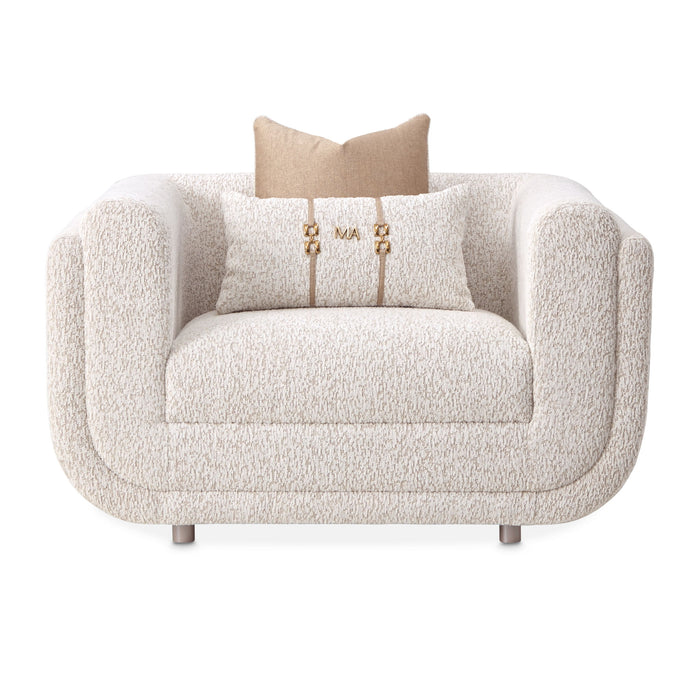 Savannah Breeze - Matching Chair - Cashmere / Gold Michael Amini