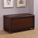 Ornate - Deep Flip Open Storage Cedar Chest With Cedar Lining - Brown Furniture Max
